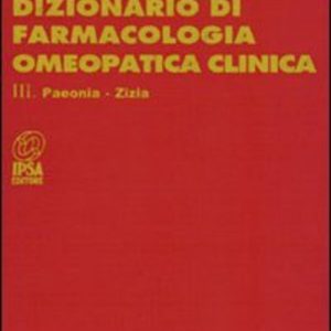 Dizionario di farmacologia omeopatica - T. III